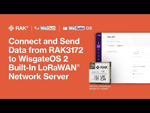 Learn How To Connect a WisDuo RAK3172 to the WisGate Edge gateway’s built-in LoRaWAN Network Server!