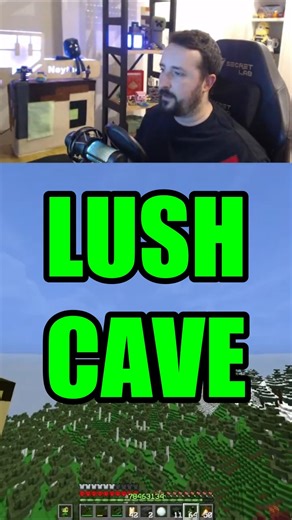 Lush Cave Superficie! #minecraft #minecrafttutorial #minecraftbuilding #minecraftmemes #gaming