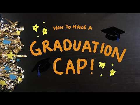 How to Make a Graduation Cap! | DIY Paper Mortarboard