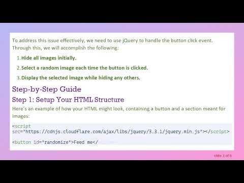 How to Simultaneously Add and Remove Images with a Button in Your Web Project