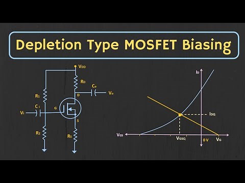 MOSFET Biasing: Depletion Type MOSFET Biasing (Fixed Bias, Self Bias and Voltage Divider Bias)
