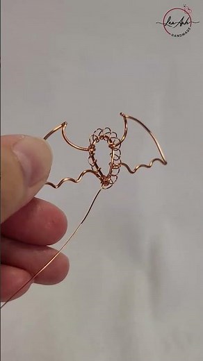 Wire wrap stone no hole | bat pendant with drop cabochon #shortsvideo #diy #wirejewelry #handmade