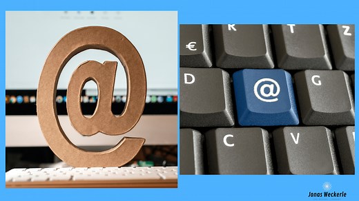 @: Das at-Zeichen - Erstellung auf unterschiedlichen Tastaturen (Windows, Mac, Linux, Chromebook), Infos, Tipps und Verwendung - Jonas Weckerle