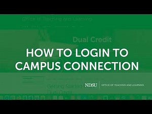 How to Login Campus Connection