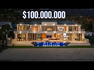 Touring a $100,000,000 Oceanfront Mansion in Malibu, California | Mansion Tour