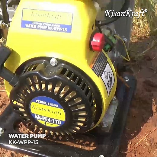 KisanKraft #water_pump_machine KK-WPP-15 used for Irrigation purpose and this pump does not require foot valve means self-priming. Visit: https://www.kisankraft.com/water-pump-machine-kk-wpp-15/ #KisanKraft #waterpump #engine #agrimachines #petrol | KisanKraft