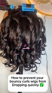 8.7K views · 75 reactions | How I turn straight wigs to bouncy wigs, Don’t miss out this tips ✅ | Precious Amarachi Johnson | Facebook