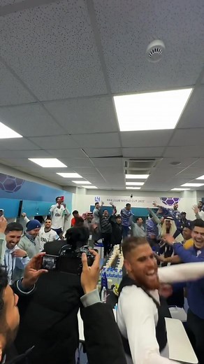 Al Hilal Locker Room Celebration After Reaching Club World Cup Final
