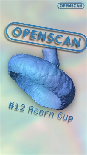 Thomas on Instagram: "It's marvellous how well 3D scanning and photogrammetry can be used for producing demonstration models, tactile objects, teaching materials, and much more. We scanned this acorn cup with the Openscan Mini and printed it as an enlarged, multicolored resin replica for educational materials. Turned out really nicely🍁 #3dscan #openscan #nature #acorn #naturalcasting #3dprint #3dprinter #opensource #maker #diy #doityourself 🌩️ Music Credits: "Dashie - Fade" Music provided by N