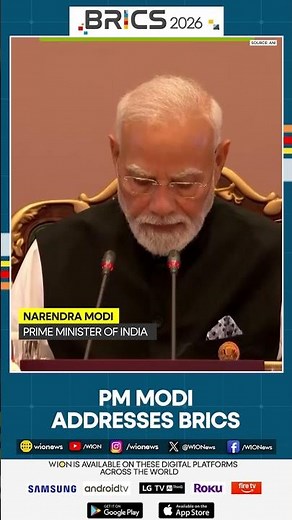 MOMENT: PM Modi Declares the BRICS Summit 2026 Open | WION Shorts