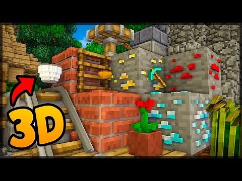 ✔ A MELHOR TEXTURA 3D PARA O MINECRAFT!