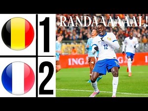belgium vs france (2:1) EXTENDED HIGHLIGHTS | FRANCE VS BELGIQUE - kolo muani 2 Goal