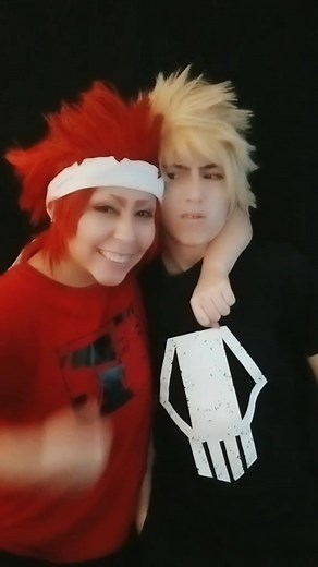 Young Friki Cosplay with Bakugou and Kirishima Characters