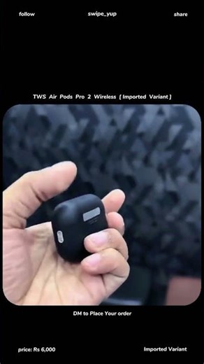 TWS — Earbuds Air Pro 2 [2nd Gen. Imported from UAE] #music #tws #earbuds