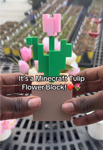 Discover the Minecraft Tulip Flower Block!