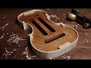 ASMR Wood Working : Making the Violin Rib REAL TIME