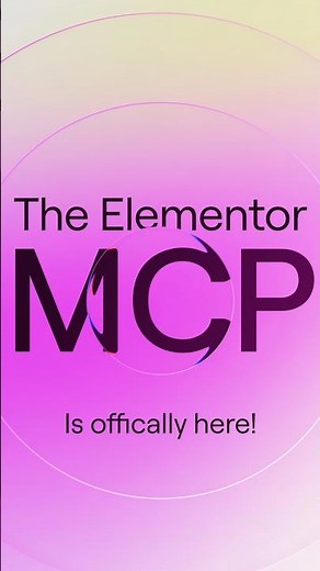 The Elementor MCP is here!