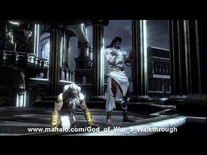 God of War III Walkthrough - Poseidon Boss Fight Part 1 HD