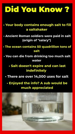 Salt Was Once Worth More Than Gold And Used As Money
