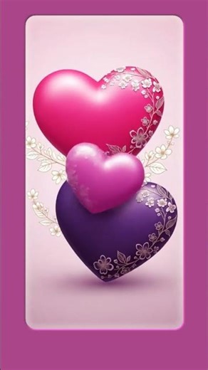 Vibrant Hearts Animated Video Samsung Phone Theme