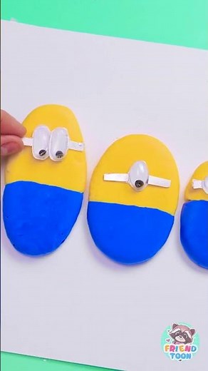 Let’s Make Minions! 💛🎉 Play-Doh Brings Them to Life! 🌀 #playdohminions #creativecrafts #kidsvideo