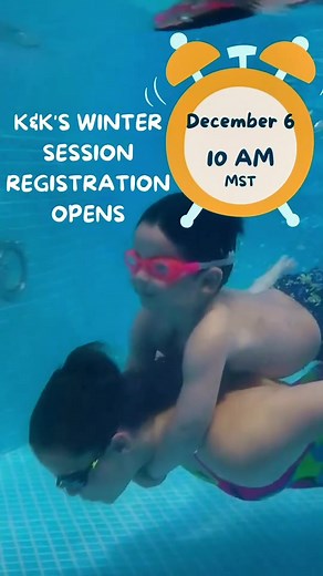 Hi K&K Swimmers! 🗓️Mark your calendars, because on December 6 at 10am our registration will be opening! ✔️Make sure to secure your spot ☃️And get ready to make a splash with us this winter! If you have any questions about registration let us know in the comments.