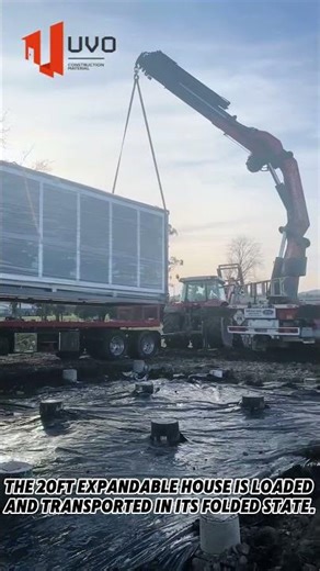 From transportation to deployment, it takes only a short time for a UVO 20ft Expandable House