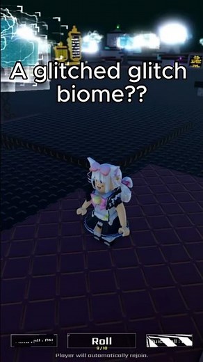 A glitched glitch biome in Sol's RNG!?? #roblox #robloxshorts #solsrng #solsrngroblox #glitchbiome