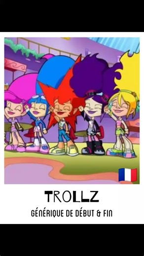 générique de début et fin du dessin animé avec des fille aux cheveux immenses colorés et des c'était leur pouvoirs vivant dans un monde féerique • Trollz #dessinanimé #gouter #ecole #coloriage #trollz #poupéetroll #poupeetroll #canalJ #generiquedessinanime #fille #adolescente #2005 dessin animé rare perdu oublié #oublier #rare