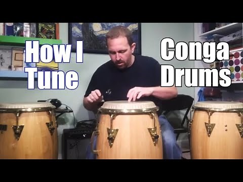 How I Tune 🔧 Conga Drums