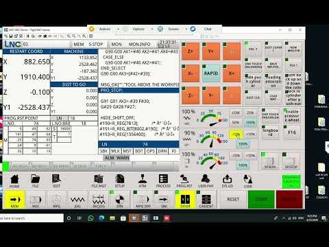 HOW TO START LINE BREAK POINT | CNC NESTING | LNC CONTROLLER