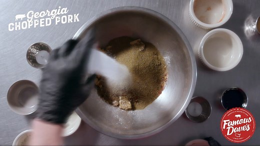 See how we craft our signature Georgia Chopped Pork 👌 | Famous Dave's Bar-B-Que of America