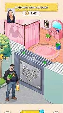 Brain Puzzle 3: Crazy Mind - Level: ONLINE DATE DOOR - Help man open all locks.