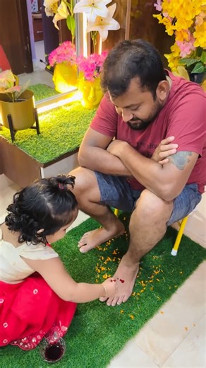 Tomader Mehu on Instagram: "মেয়ের আবদার মেটাতে বাবার পায়ে আলতা🤣🤣🤣😍😍😍😍😍 #tomadermehu #mehu #baby #babygirl #cutebaby #babylovers #cuteexpression #babyreels #babyactivities #motherhood #trendingreels #explore #selfietime #selfie #instadaily #viralreels #motherdaughterlove"