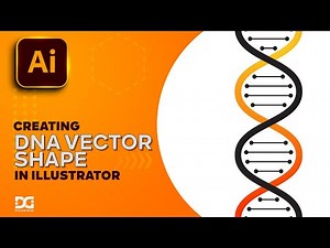 DNA LOGO in Adobe Illustrator CC 2020 | Illustrator Tutorial
