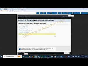How to delete and create RAID 1 on Dell R350 Server(RAID 1 ဖြတ်နည်းနှင့်တည်ဆောက်နည်း)