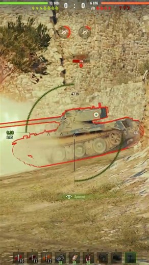 WOT Onslaught Light 🇺🇸💥 - Shooting HE Shell in Mines || M-IV-Y