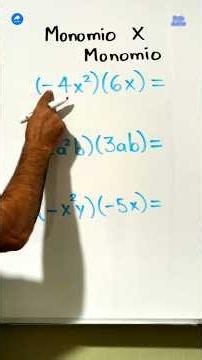 Multiplying Algebraic Expressions: Monomial by Monomial