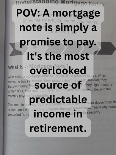 POV: A mortgage note is simply a promise to pay. But here’s the part most people miss: those payments can create a steady, predictable income every month. That’s why banks love them… and why more everyday investors are learning how to do the same. In Mailbox Money Retirement, I break down how mortgage notes work and how you can use them to build real income you can count on. 👉 Available now on Amazon: MailBoxMoneyBooks.com #retirement #retirementplanning #passiveincome #SmartInvesting