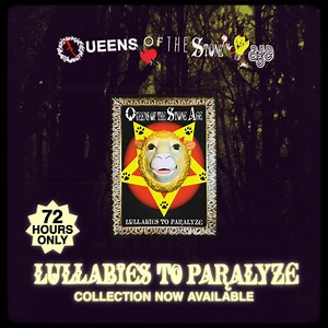 New Lullabies to Paralyze merch just dropped in the official QOTSA store including a limited edition tee and poster that are available for 72 hours ONLY! 🕯️ https://store.qotsa.com/ | Queens of the Stone Age