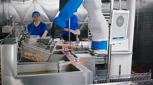 Robot that flips burgers, cooks fries helps eliminate touching points when your food is being prepared