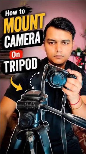 📸 How to mount camera on tripod #youtubeshorts #shorts #pankajtechnoworld #ytshorts