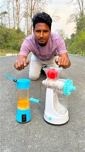 juice Machine and USB Rechargeable Juicer mixer test