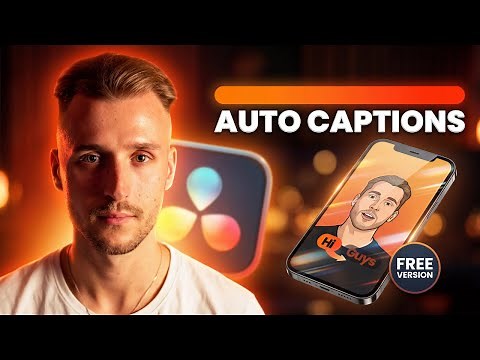 Auto Captions Davinci Resolve (Free Version Guide – No Studio Needed)