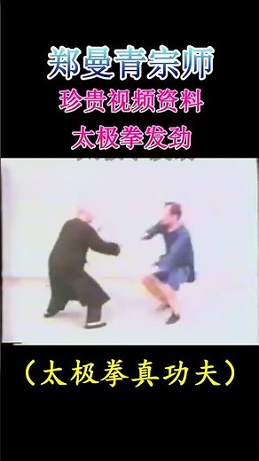 郑曼青宗师太极拳发劲 #Shorts
