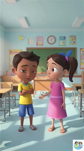 Boby Forgot To Do Math Homework | Boby & Tina | #happycartoon #nurserycartoon #kidscartoon