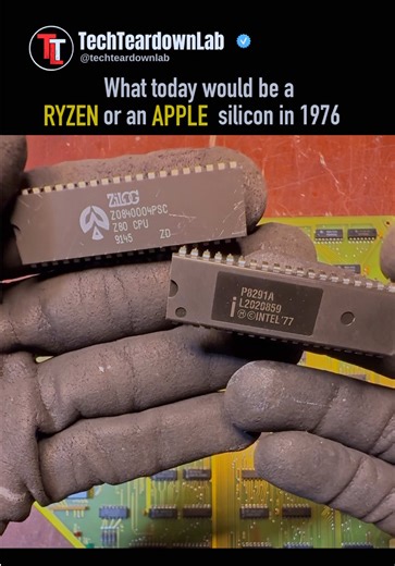 Before modern microcontrollers and USB interfaces, lab systems were built like this. The Zilog Z80 was the system’s brain, executing code and controlling hardware. The Intel 8291A acted as a GPIB/IEEE-488 controller for communication with external instruments, akin to USB or Ethernet today. The AD574AKD, a 10-bit analog-to-digital converter, translated analog signals into digital data for the Z80. What fits in a single chip today once required multiple components. This was high-tech in the 1980s