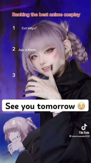 Ranking the best anime cosplay#edit#vdyydb
