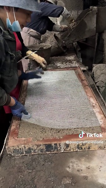 Making artificial stone#culturedstone #artificialstone