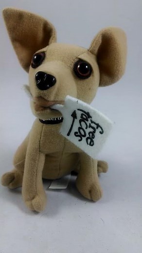 Talking Taco Bell Dog Chihuahua "Here Lizzard Lizzard Lizzard"